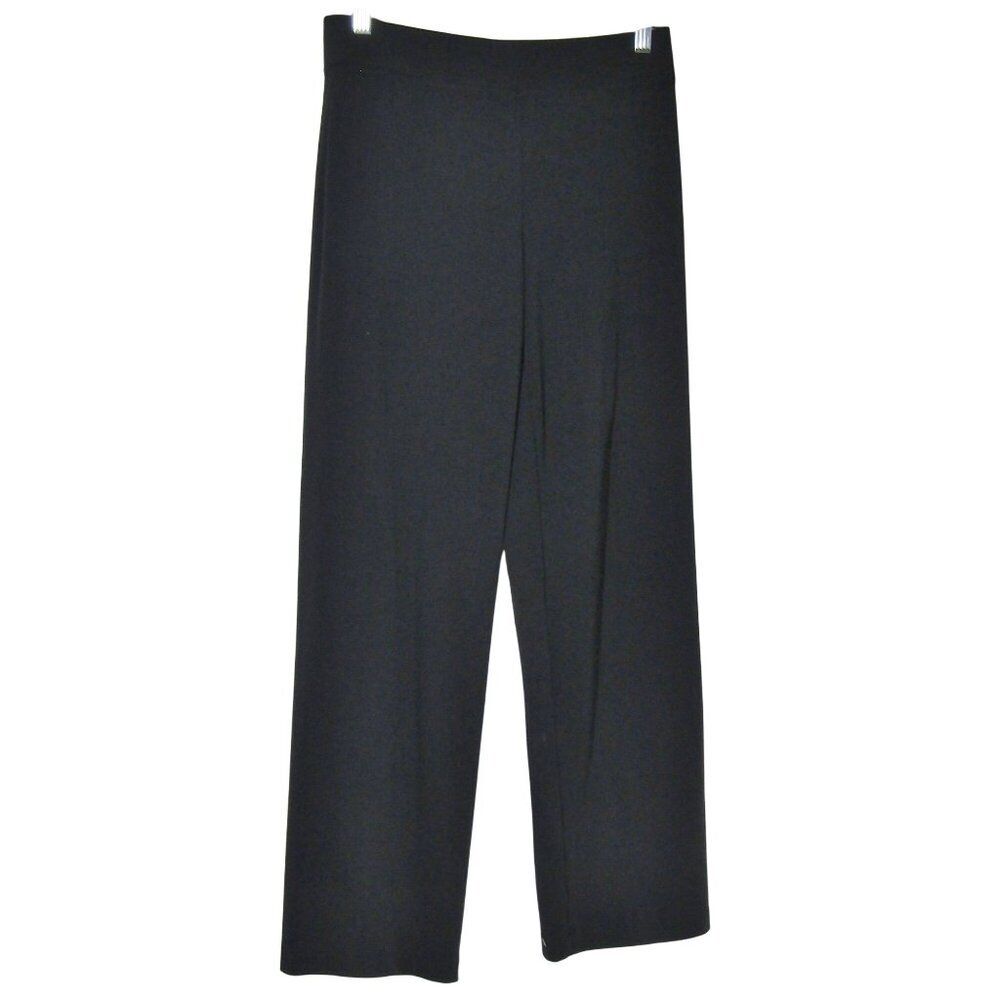 EILEEN FISHER Black Knit Pants PS Pull On  Career Comfort Capsule Wardrobe